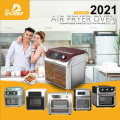 10L, 14L, 16L, 18L erhältlich Electric Digital Air Fryer Ofen mit 16 Kochvoreinstellungen Rotisserie-Kocher Multifunktionsluftbraten